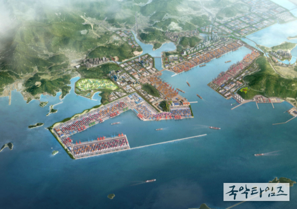 진해신항조감도