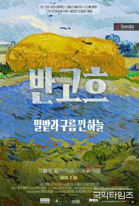 반 고흐. 밀밭과 구름낀 하늘