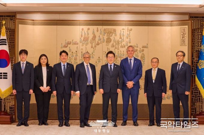 '빌 게이츠' 게이츠재단 이사장 접견