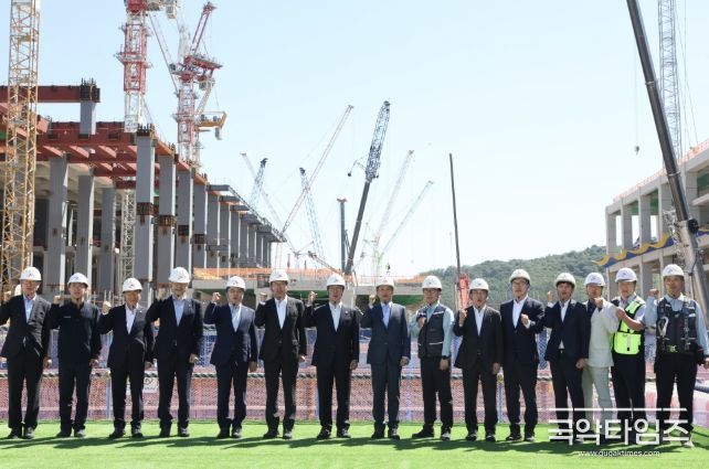 용인 반도체 클러스트 공사 현장 방문